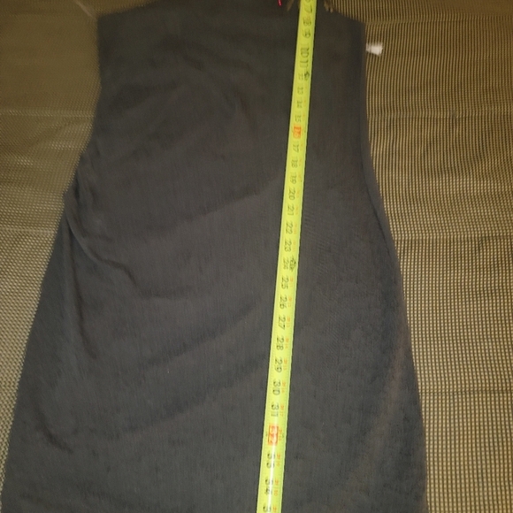 SUGAR & SPICE Dark Gray Bodycon Stretch Dress SZ L - Picture 14 of 15
